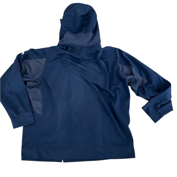Nike Embroidered New York Yankees Therma-Fit Navy Hoodie Full Zip Jacket - Picture 3 of 5